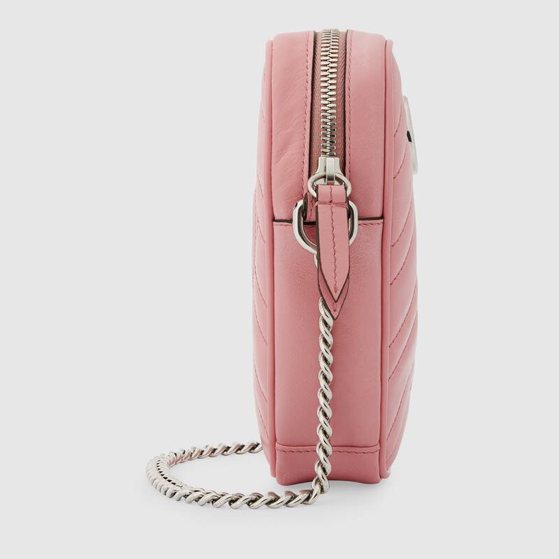 Gucci GG Marmont Mini Shoulder Bag 598597 Pastel pink